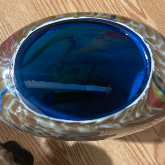 Art glass spatter vase - Picture 4 of 4